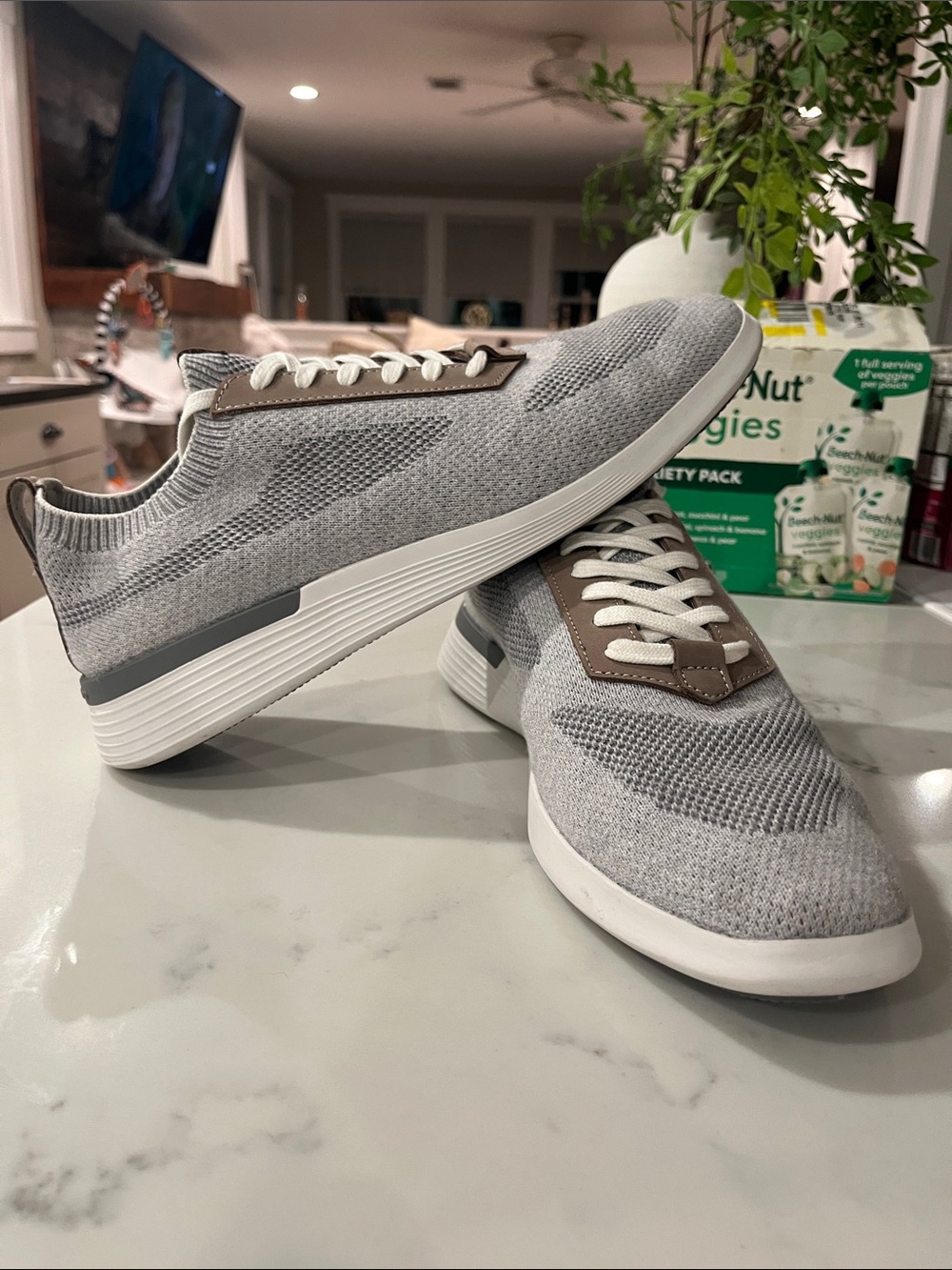 Men's Wolf And Shepherd Lightweight Knit Sneakers - Gray Sz 11